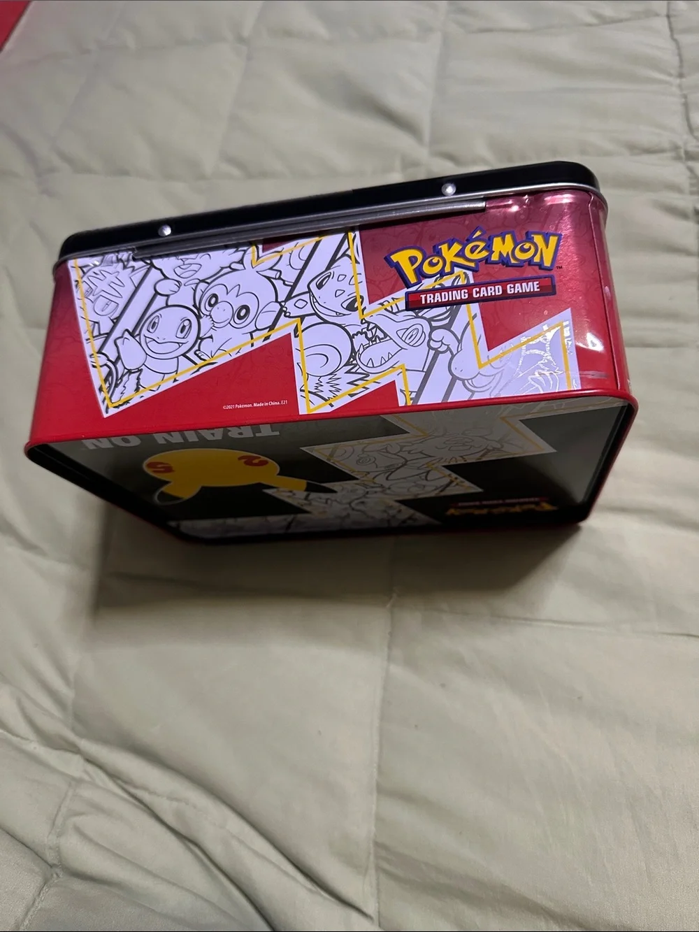 Crayola Pokemon and Pikachu Tin